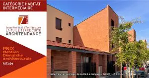 Tuile Terre Cuite Architendance 2024 : Castelmew, les avantages de la ville à la campagne, Seilh (31), AtCube © AtCube